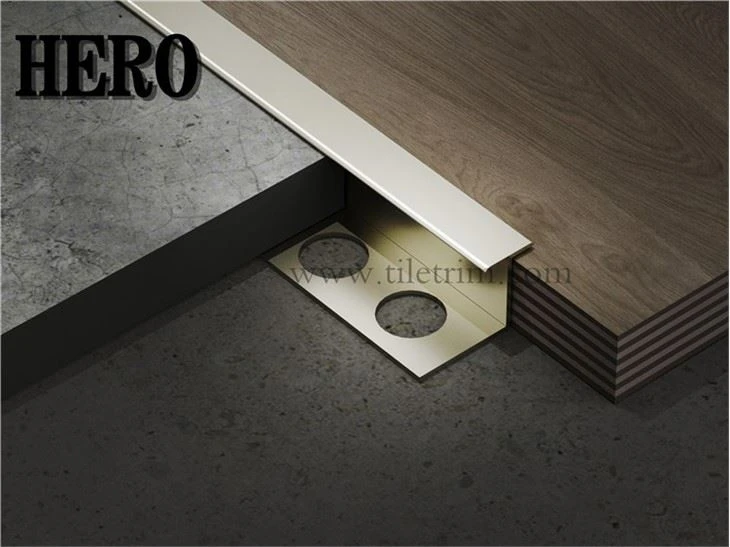 Tira de transición de aluminio flexible