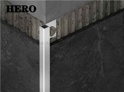 Revestimiento de azulejos de aluminio en ángulo externo