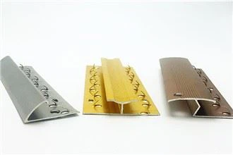 Tiras de cubierta de alfombra de aluminio