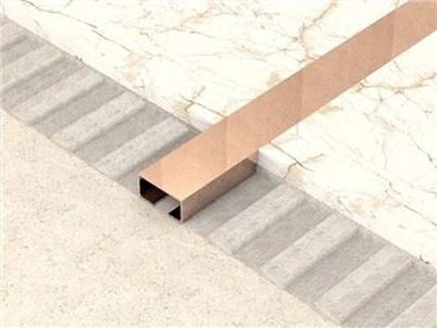 Cintura de aleación de aluminio de oro rosa