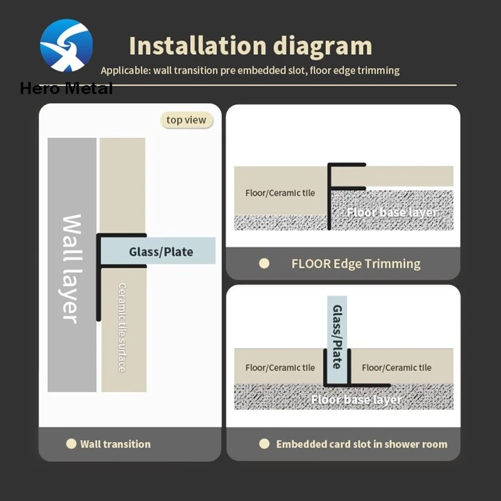 Aluminium Bathroom Profiles For Shower (4)