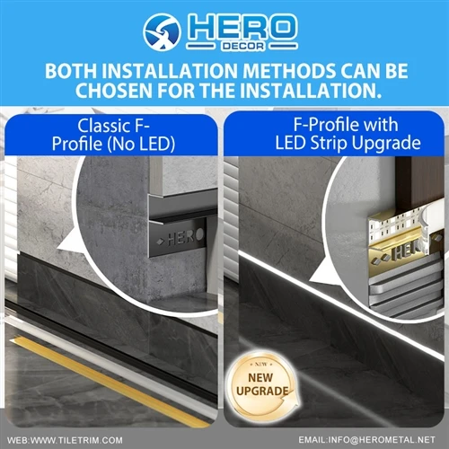 Perfiles de aluminio LED y Shadow Gap modernos: tendencias en iluminación arq...