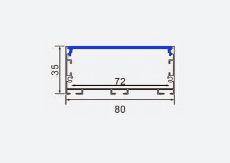 HM69 Led Light Aluminum Channel In Office drawing HM69 Led Light Aluminum Channel In Office drawing