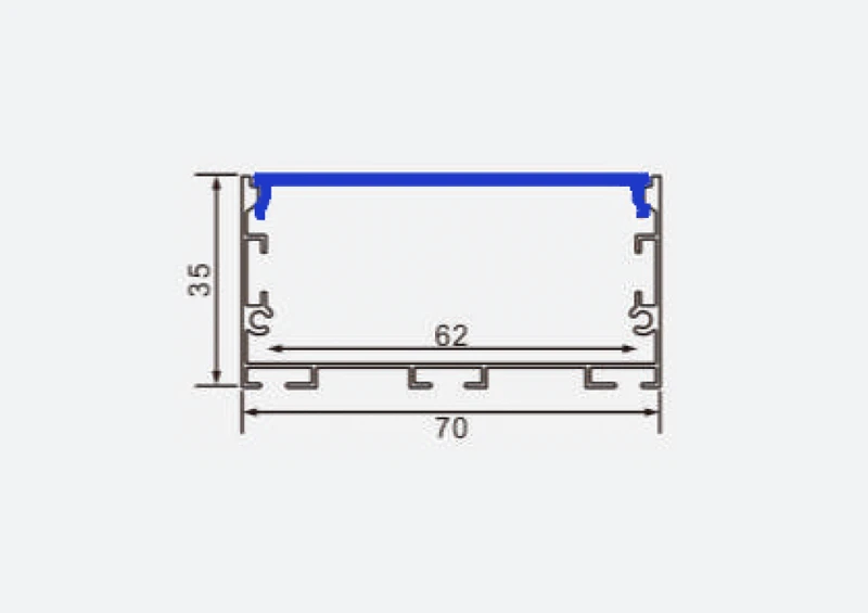HM88 Led Light Aluminum Channel In Office drawing HM88 Led Light Aluminum Channel In Office drawing