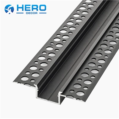 Yeso en perfil LED de aluminio