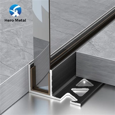 Perfiles de baño de aluminio para ducha