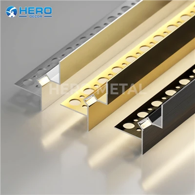 Perfil de espacio de sombra de techo de aluminio