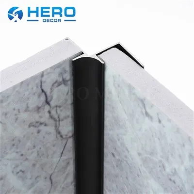 Borde de esquina exterior de aluminio